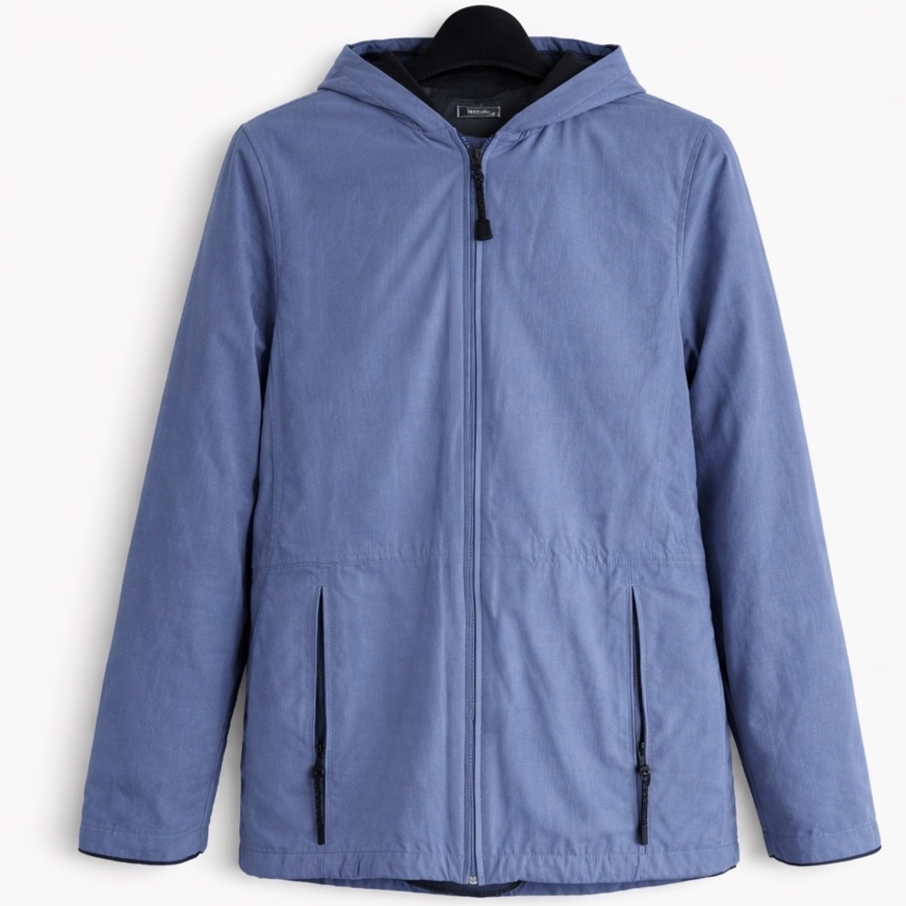Liz Claiborne Vintage purple hooded and lined jacket. Size small. - Picture 1 of 2